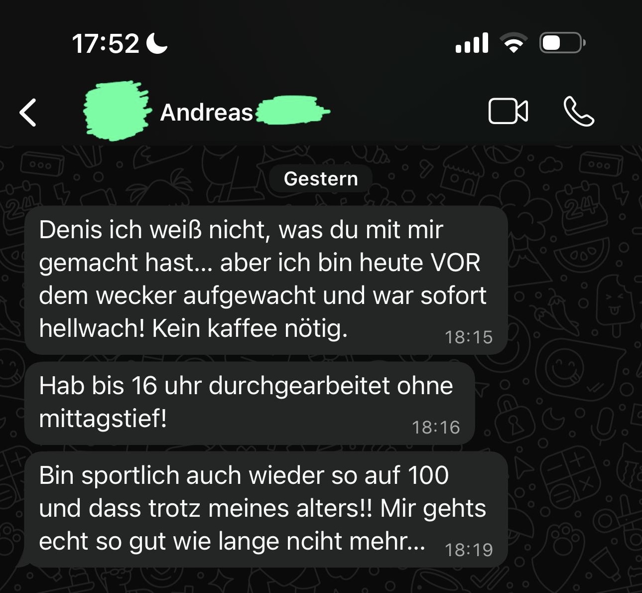 Ergebnis Andreas
